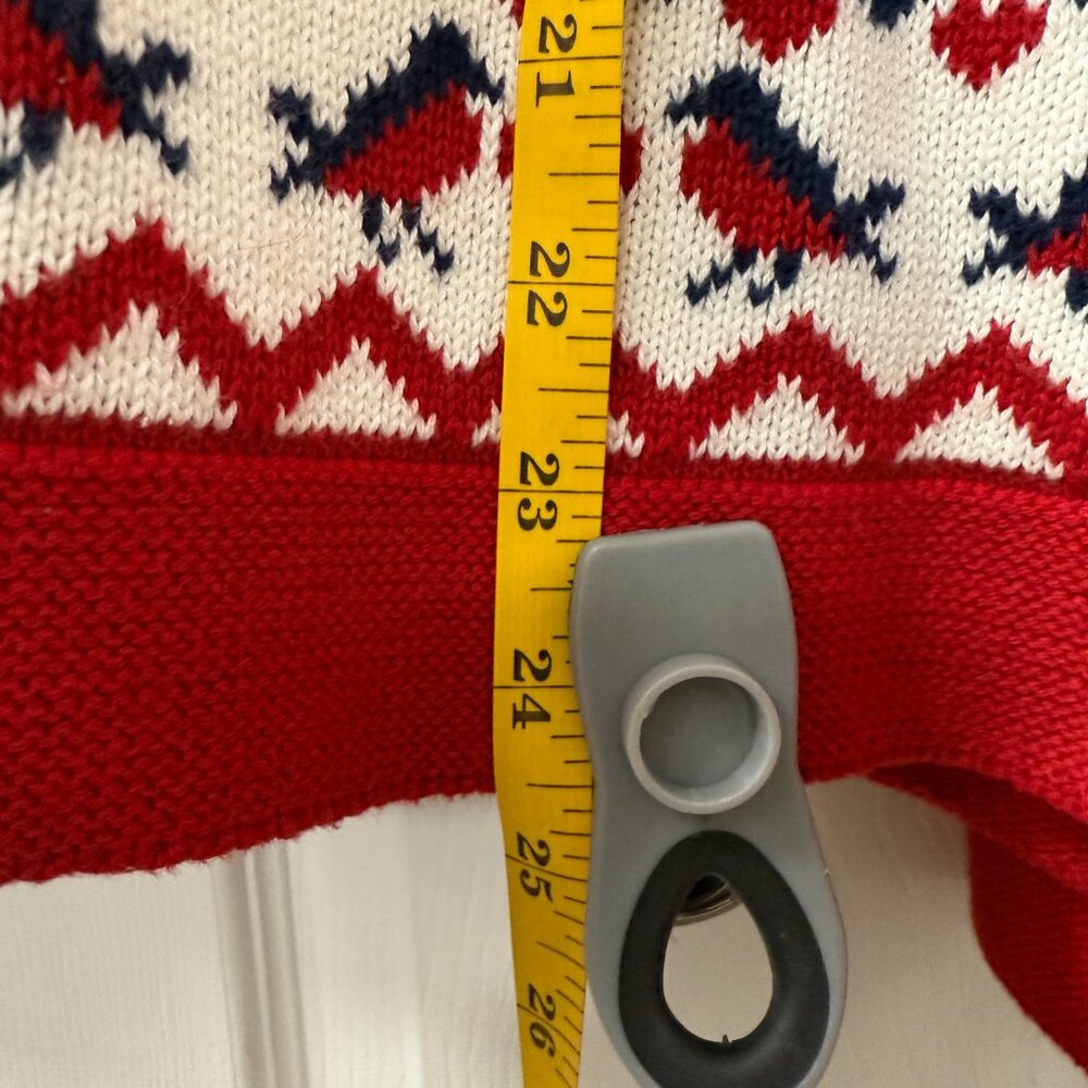 Modcloth Golden Day Raglan 100% Cotton Sweater Buttercream NWT bird fair isle XL - Picture 4 of 11